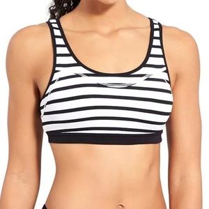 Athleta Stripe Triple Dare Bra - XS